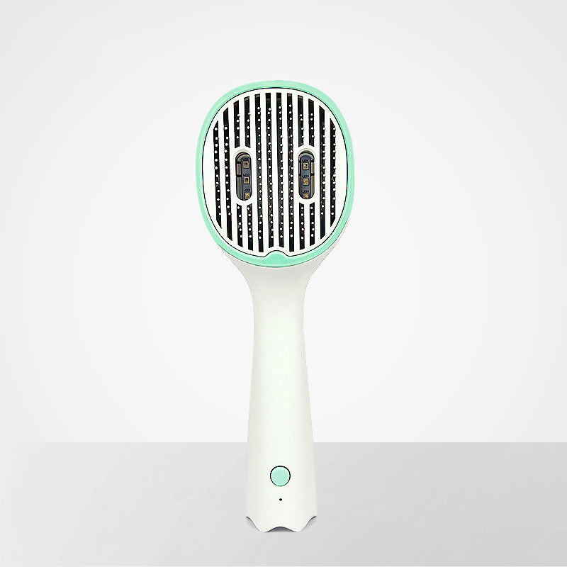 Pet UV Sterilization Comb USB Rechargeable Cat And Dog Comb Automatic Fading To Floating Hair Beauty Needle Comb
