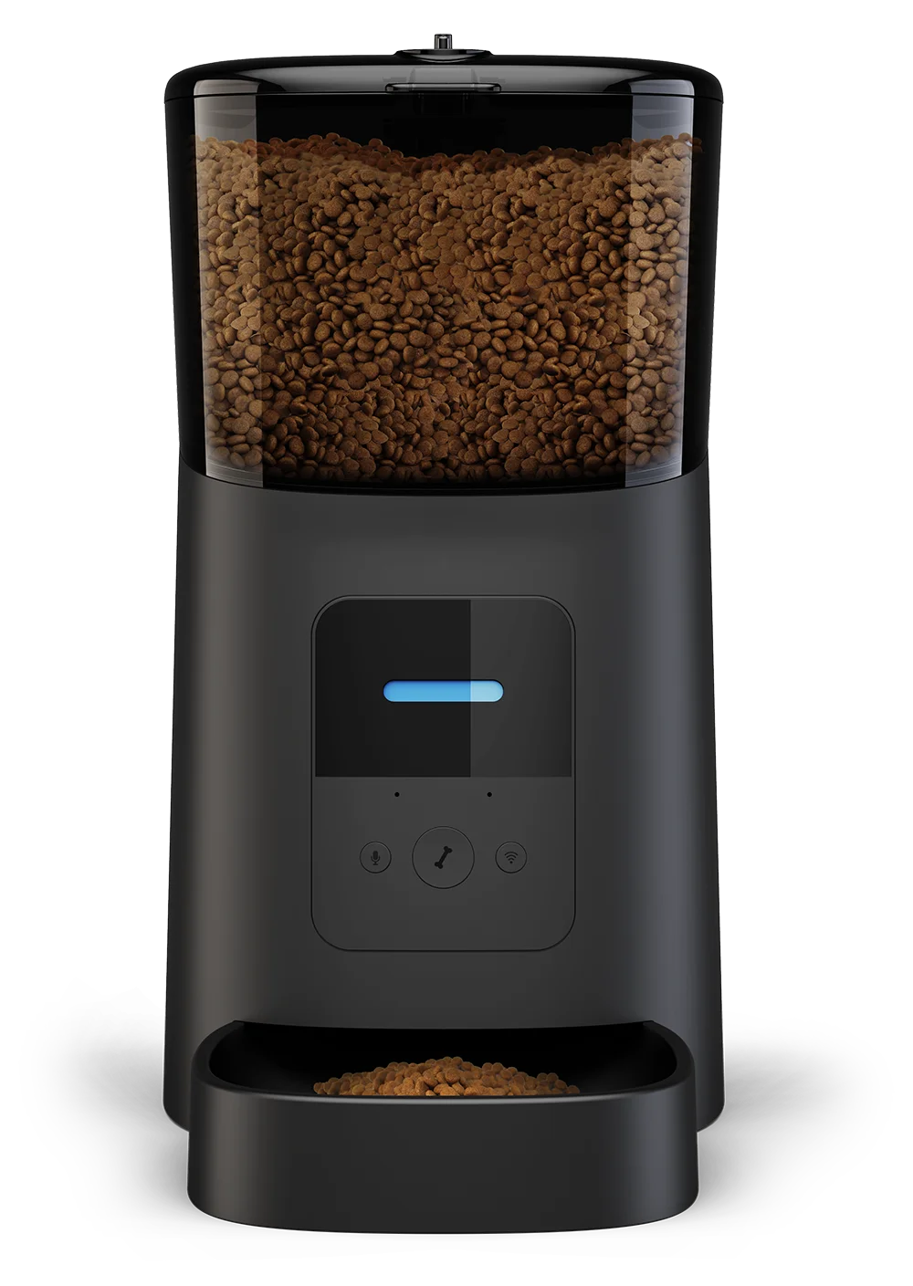 Smart Feed Automatic Dog and Cat Feeder Wi-Fi Enabled Pet Feeder Smartphone App for iPhone Voice Recorder and Programmable feed