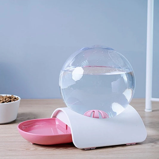Fontaine à eau automatique à bulles pour chat de 2,8 L, abreuvoir pour animaux de compagnie, grand bol, sans électricité, NOUVEAU