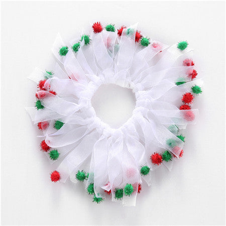 Collier de Noël pour chat et chien avec couronne, grelots et étoiles, accessoire décoratif pour costume de fête, collier en maille pour chiot et chaton