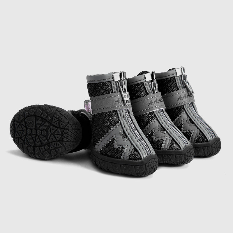 Chaussures pour animaux respirantes, antidérapantes, résistantes à l'usure et anti-salissures