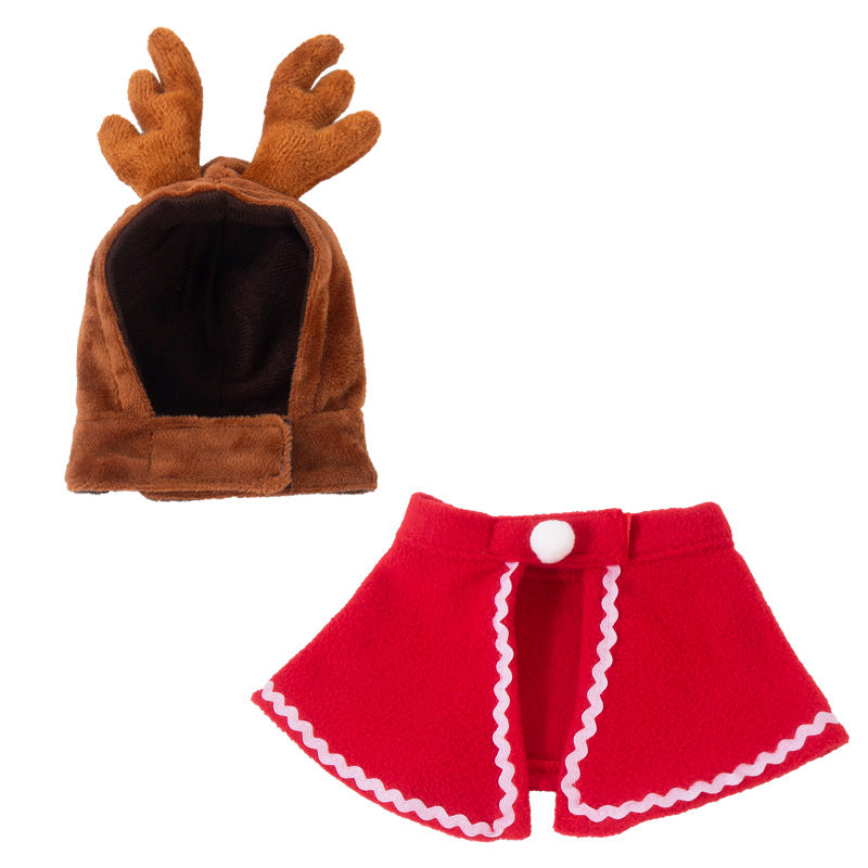 Chapeau pour chat et chien, accessoires de tête, écharpe de Noël, cape de déguisement, vêtements de Noël pour animaux de compagnie