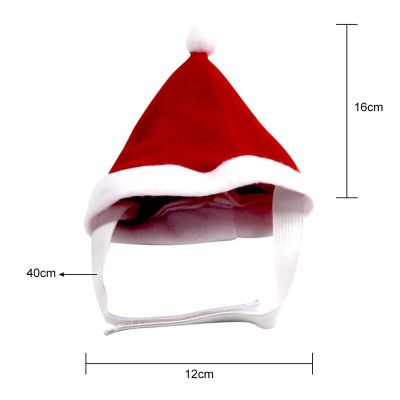 Ensemble de Noël pour chien et chat automne-hiver, bonnet pour animal de compagnie, costume amusant en tissu, accessoire de fête pour chiot et chaton