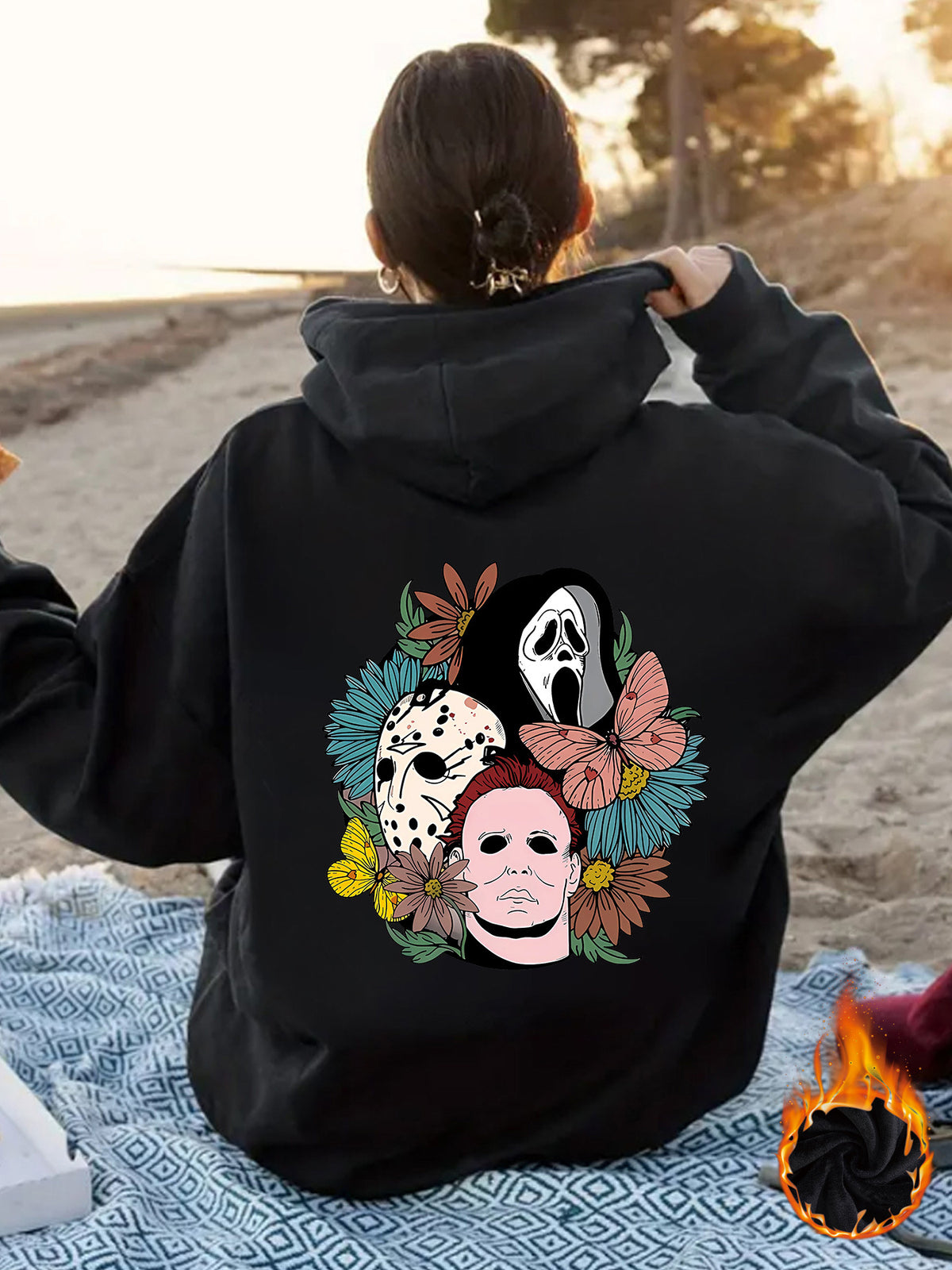 Loose hoodie Halloween hoodie