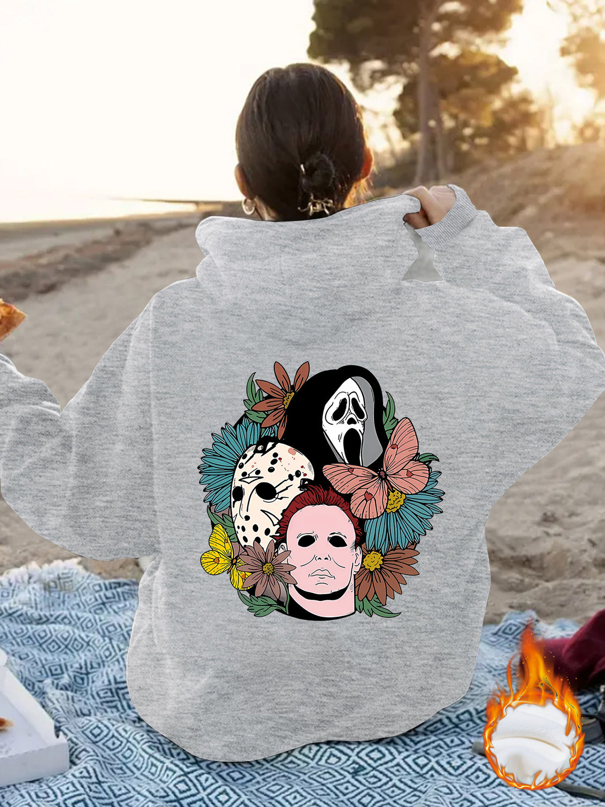Loose hoodie Halloween hoodie
