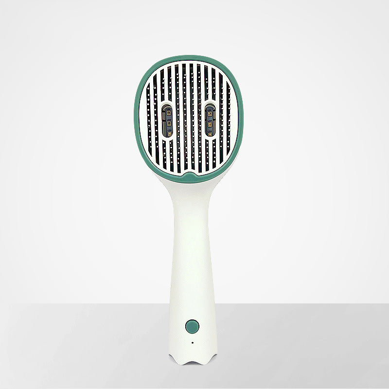 Pet UV Sterilization Comb USB Rechargeable Cat And Dog Comb Automatic Fading To Floating Hair Beauty Needle Comb