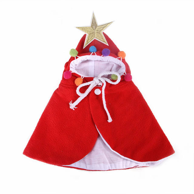 Cape de déguisement créative pour animal de compagnie, tenue de fête de Noël, sweat à capuche, cape de transformation pour chat et chien