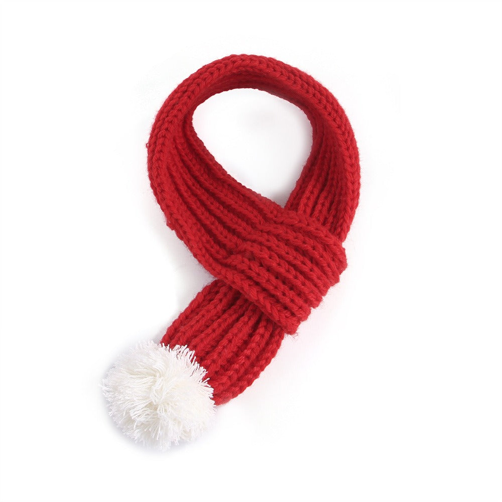 Écharpe de Noël tricotée pour animaux, écharpe créative VIP pour Teddy, chat, chien, fournitures pour animaux