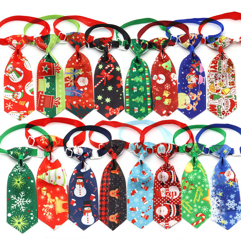 Nœud papillon de Noël pour animaux, accessoires pour chiens, fournitures pour animaux