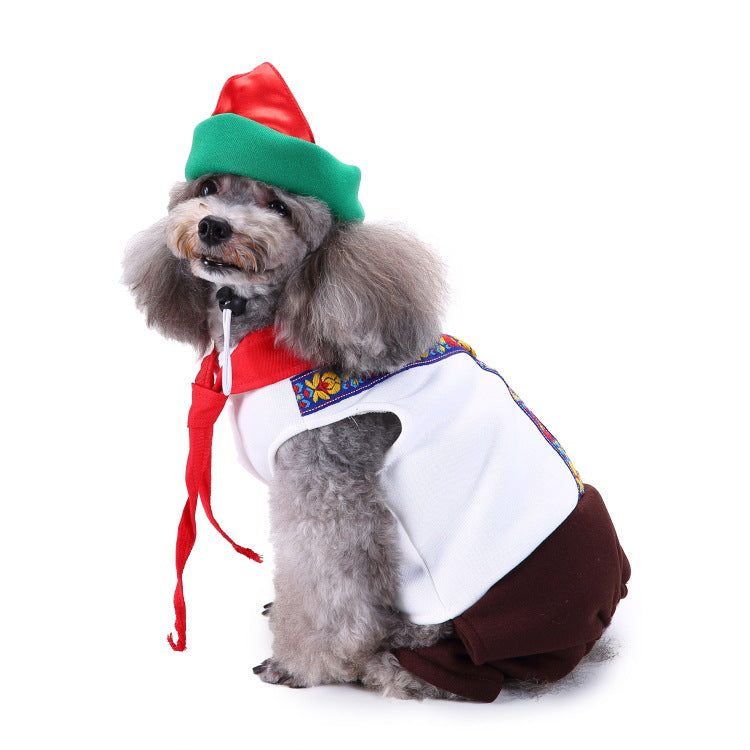 Vêtements de Noël pour animaux, fournitures pour animaux, vêtements pour chiens pour promenades en extérieur