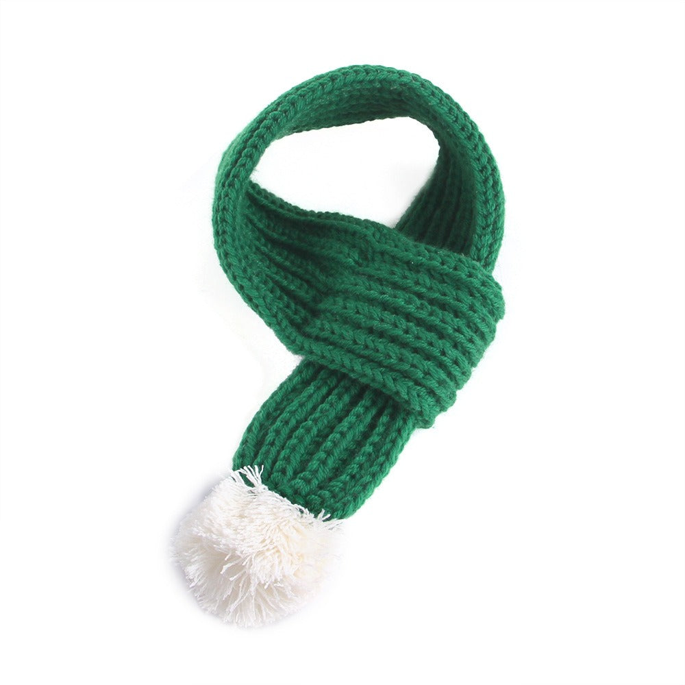 Écharpe de Noël tricotée pour animaux, écharpe créative VIP pour Teddy, chat, chien, fournitures pour animaux