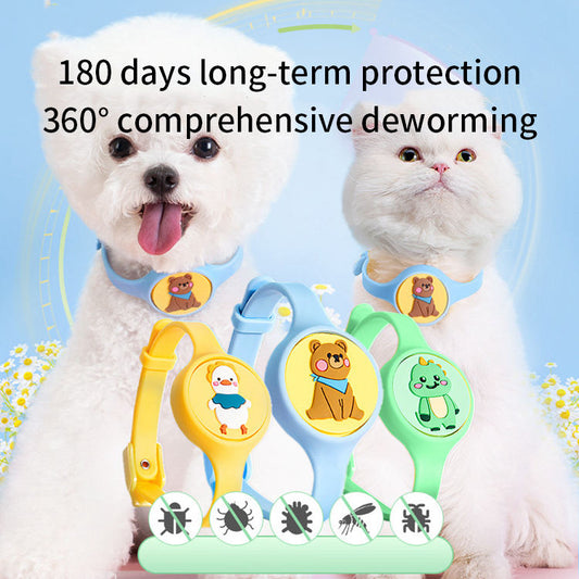 New Cartoon Bracelet Repellent Collar Cat Dog Mosquito Repellent Collar Anti-flea Collar Small Dog Pet Supplies