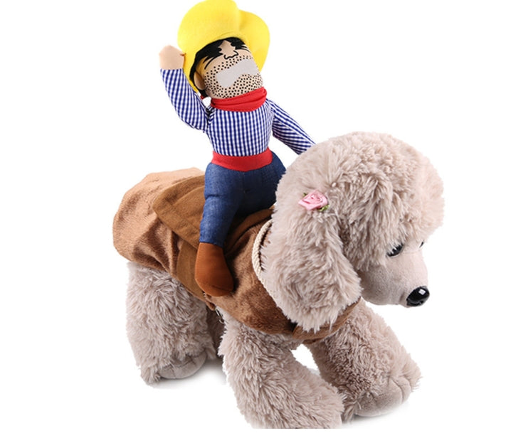 Vêtements pour chien, accessoires pour chat, costume d'équitation, tenue de Père Noël pour chien, costume d'Halloween amusant pour chat, déguisement de transformation