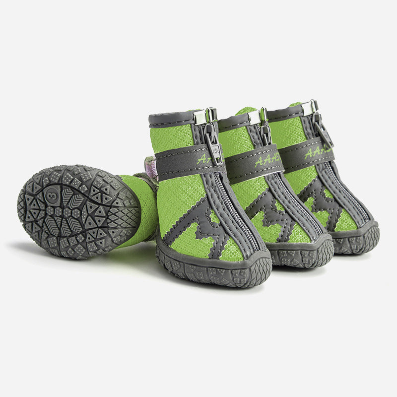 Chaussures pour animaux respirantes, antidérapantes, résistantes à l'usure et anti-salissures