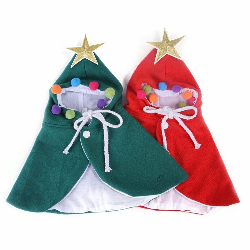 Cape de déguisement créative pour animal de compagnie, tenue de fête de Noël, sweat à capuche, cape de transformation pour chat et chien