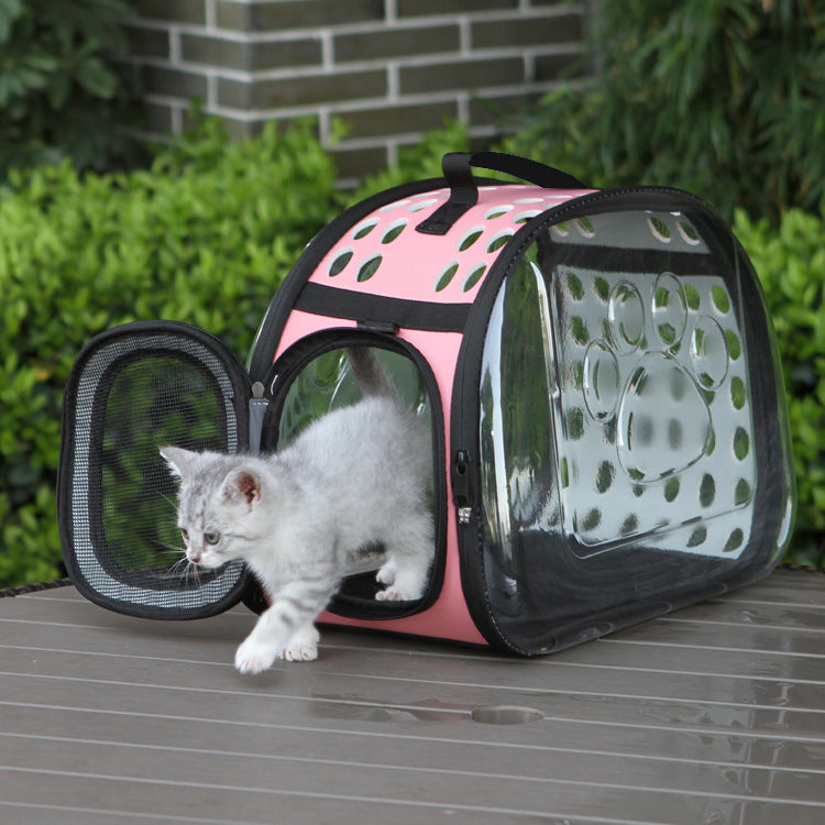 Fournitures pour animaux, nouveau sac pour animaux, sac transparent, sac pour chat, sac à dos capsule spatiale pour animaux, sac de transport portable pour animaux