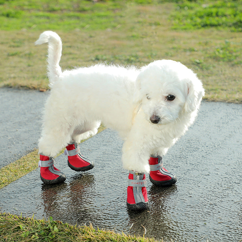 Chaussures pour animaux respirantes, antidérapantes, résistantes à l'usure et anti-salissures