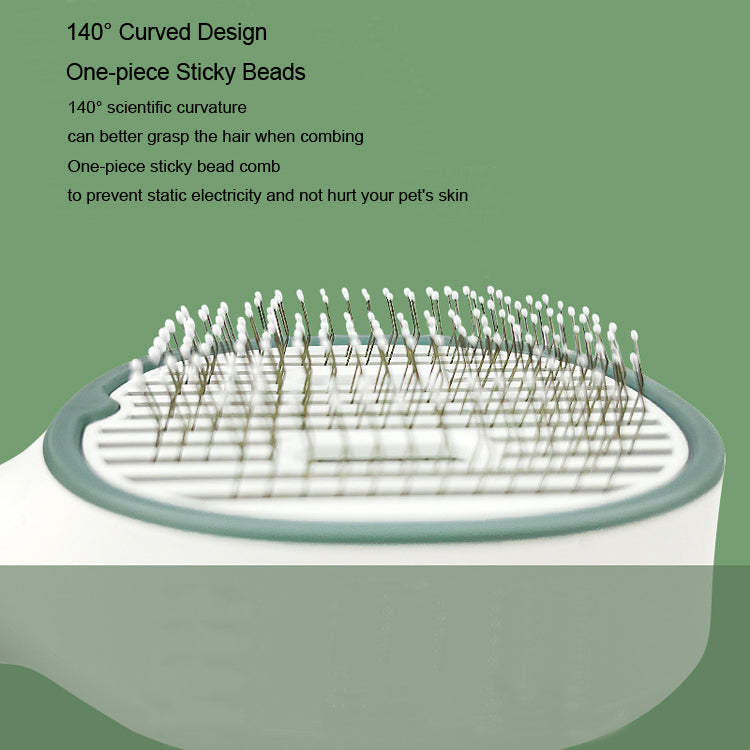 Pet UV Sterilization Comb USB Rechargeable Cat And Dog Comb Automatic Fading To Floating Hair Beauty Needle Comb