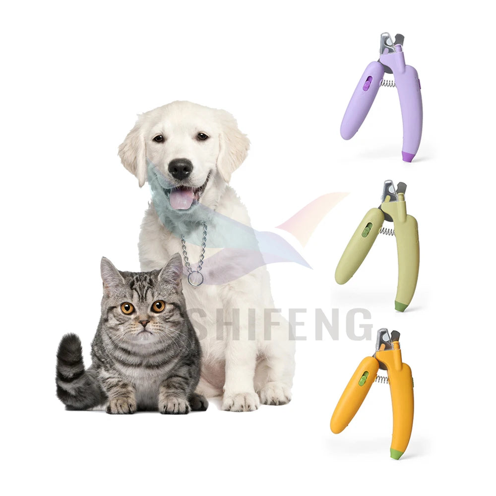 Hot Selling Cheap Price Pet Nail Clipper Scissors Dog Cat Nail Toe Claw Scissors With LED Light
