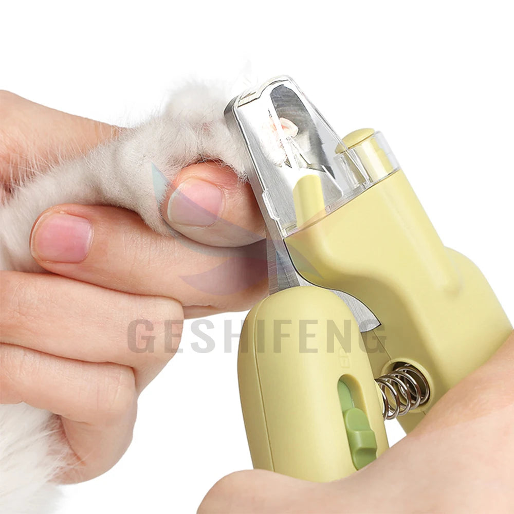 Hot Selling Cheap Price Pet Nail Clipper Scissors Dog Cat Nail Toe Claw Scissors With LED Light