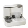 Automatic Pet Feeder for Dog & Cat Water Food Bowl 2 in 1 Water Dispenser Pet Bowl Cat Automatic Feeder