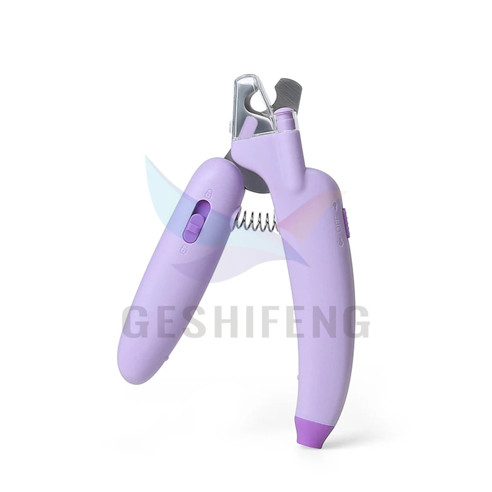 Hot Selling Cheap Price Pet Nail Clipper Scissors Dog Cat Nail Toe Claw Scissors With LED Light
