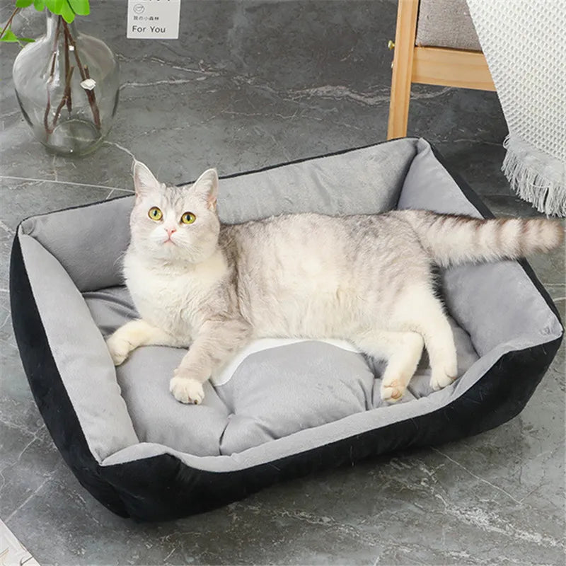 Pet Bed for Small Medium Large Dogs Cats Nest Kennel Warm Pet Indoor Soft Sleeping Mat Dog Sofa Cat Dog Bed