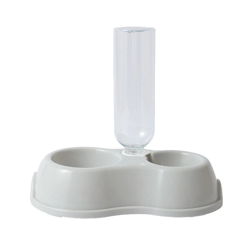Automatic Pet Feeding Drinking Bowl Moisture-proof Cat Bowl Dog Basin Dual-use Food Water Feeder for Cats Dogs Pet Supplies