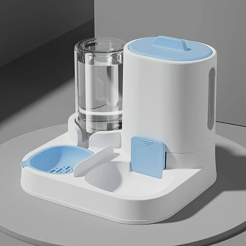 Distributeur d'eau et nourriture par gravité pour chat, anti-déversement, grande capacité, design monobloc, fournitures pour animaux