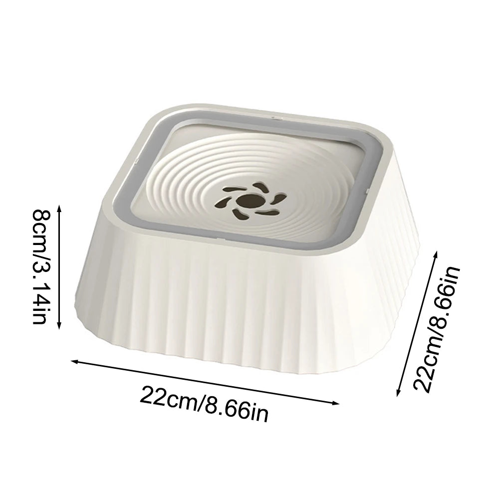 Floatation Water Tray Pets Drinking Bowl Pet Floating Drinking Water Bowl Dog And Cat Neck Protection Non-Slip