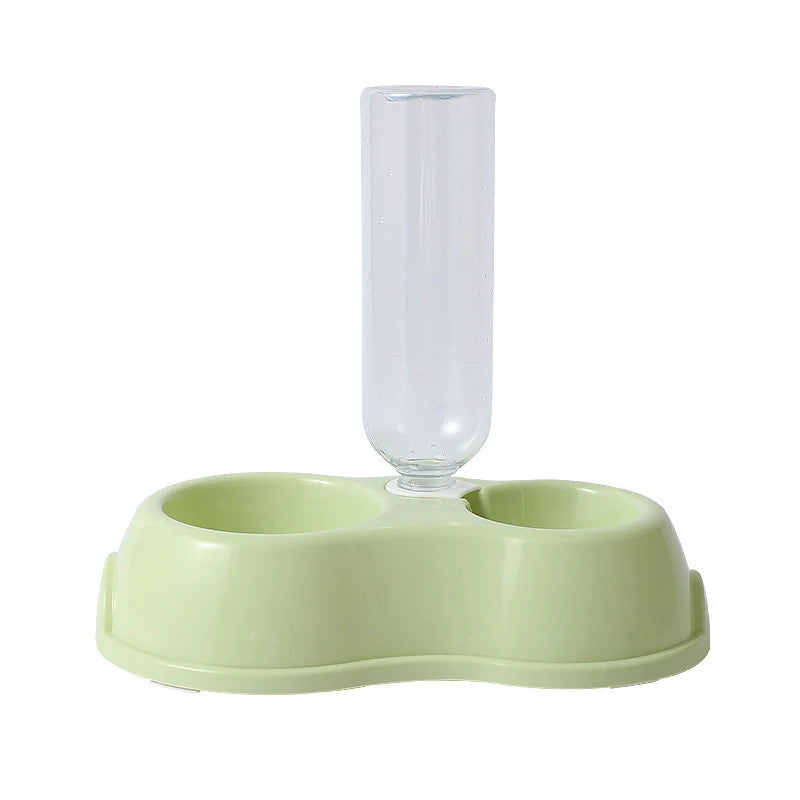 Automatic Pet Feeding Drinking Bowl Moisture-proof Cat Bowl Dog Basin Dual-use Food Water Feeder for Cats Dogs Pet Supplies